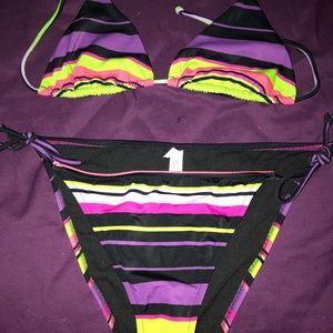 Victoria’s Secret Striped Bikini M